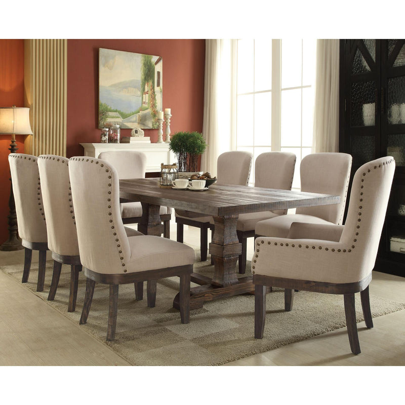 Acme Furniture Landon Dining Table with Trestle Base 60737 IMAGE 6