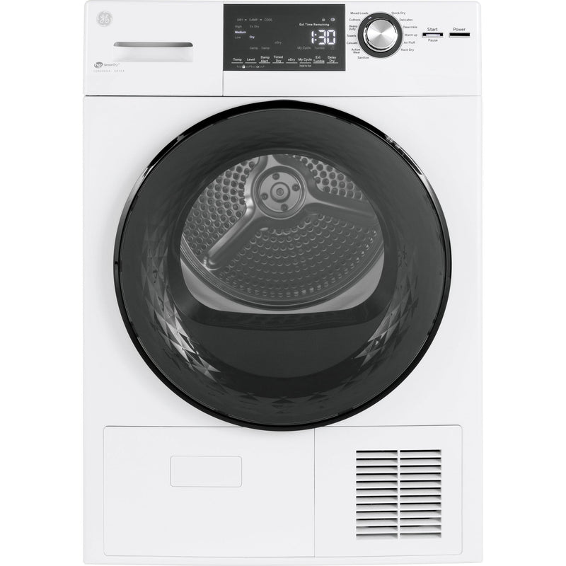 GE 4.1 cu.ft. Ventless Electric Dryer with Stainless Steel Drum GFT14ESSMWW IMAGE 1