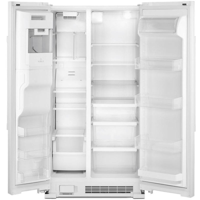 Maytag 36-inch, 25 cu.ft. Freestanding Side-by-Side Refrigerator with External Water and Ice Dispensing System MSS25C4MGW IMAGE 2