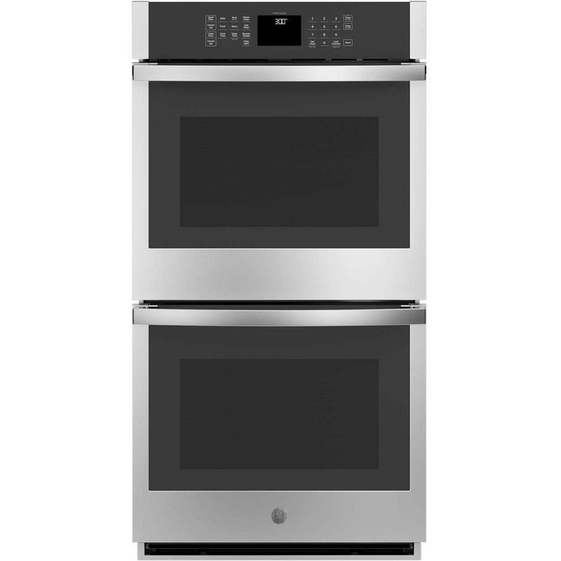 GE 27-inch, 8.6 cu.ft. Built-in Double Wall Oven with Wi-Fi Connectivity JKD3000SNSS IMAGE 1