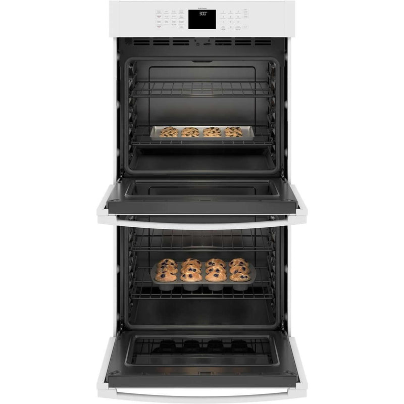 GE 27-inch, 8.6 cu.ft. Built-in Double Wall Oven with Wi-Fi Connectivity JKD3000DNWW IMAGE 3
