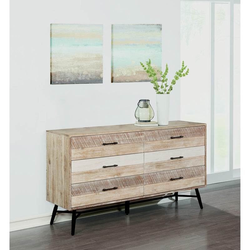 Coaster Furniture Marlow 6-Drawer Dresser 215763 IMAGE 7