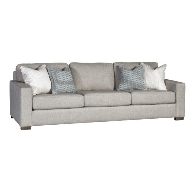 Mayo Furniture Stationary Fabric Sofa 7101F10 Sofa - Malibu Quartz IMAGE 1