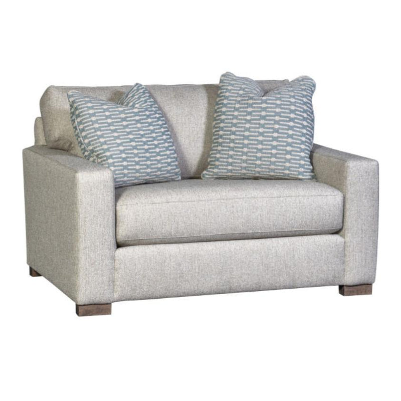 Mayo Furniture Stationary Fabric Chair 7101F40 Chair - Malibu Quartz IMAGE 1