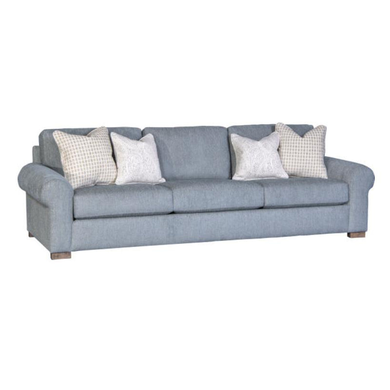 Mayo Furniture Stationary Fabric Sofa 7202F10 Sofa - Degorgeous Rain IMAGE 1