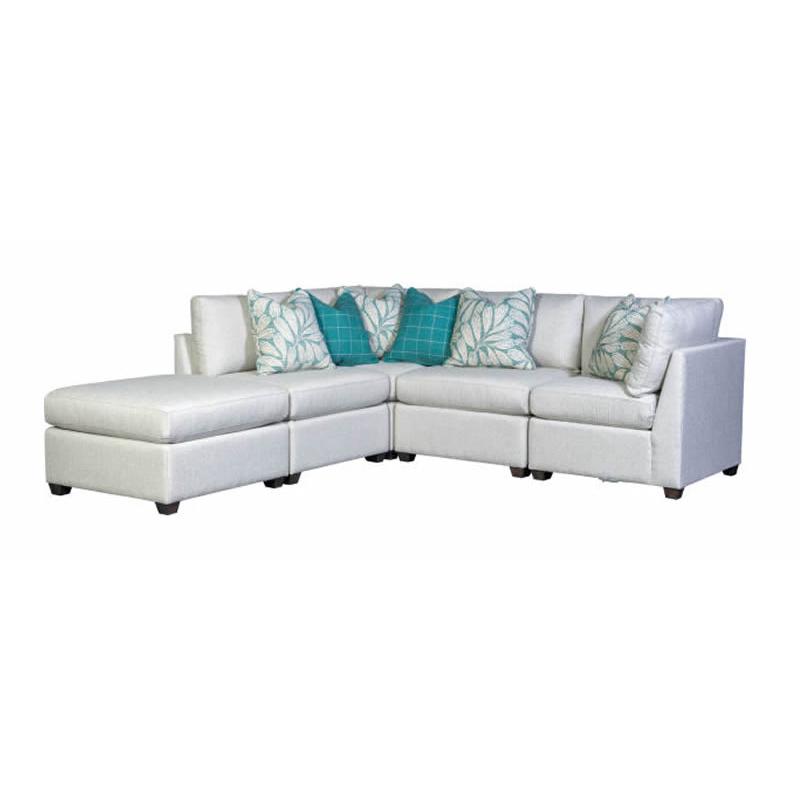 Mayo Furniture Fabric 5 pc Sectional 1920F70/1920F70/1920F41/1920F41/1920F50-Hanson Waterfall IMAGE 1