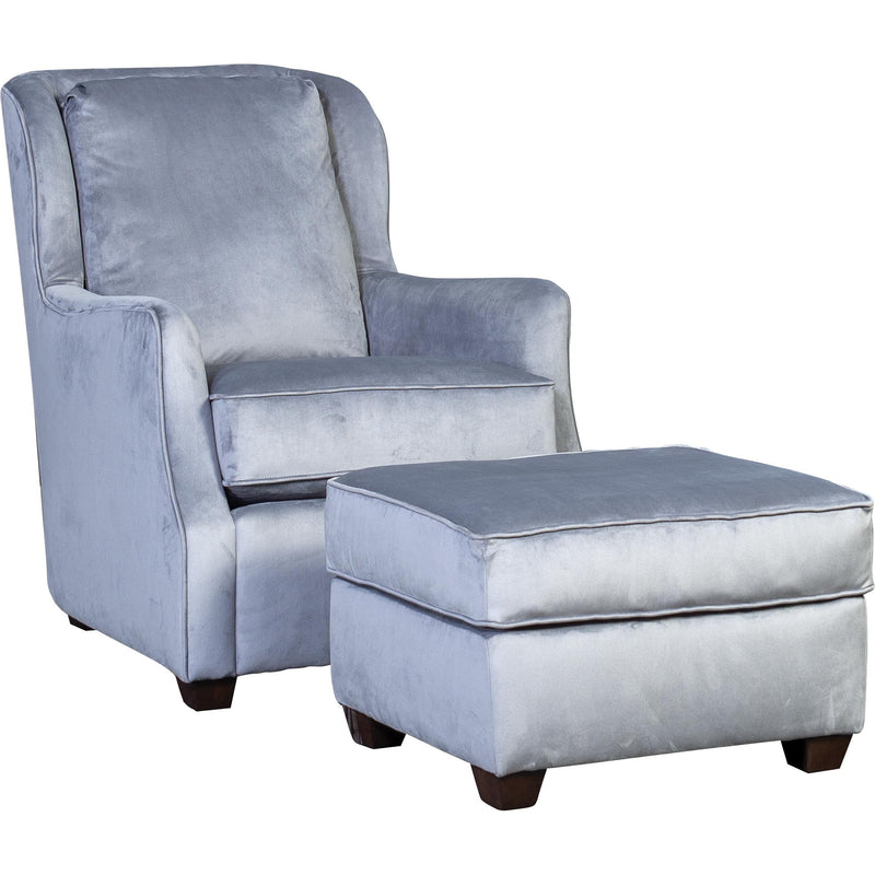 Mayo Furniture Stationary Fabric Chair 5656F40 Chair - Quartz Ash IMAGE 1