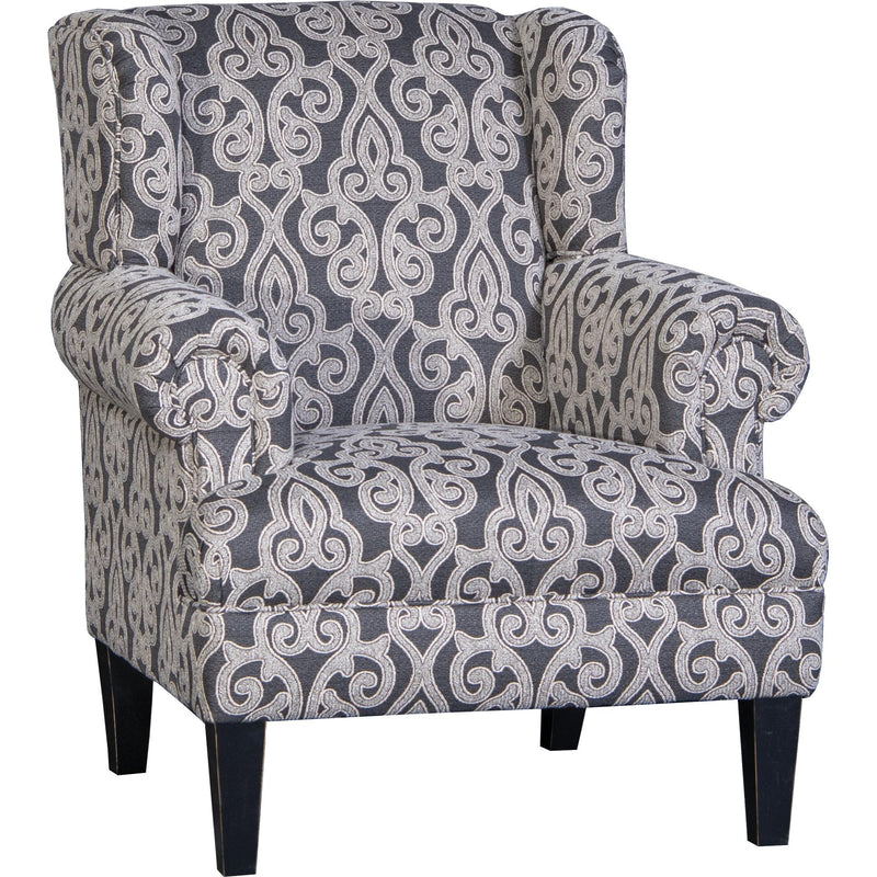 Mayo Furniture Stationary Fabric Chair 6060F40 Chair - Beautiful Day Onyx IMAGE 1