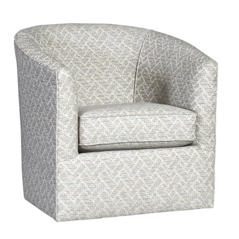 Mayo Furniture Swivel Fabric Chair 8080F42 Swivel - Kerryn Zinc IMAGE 1