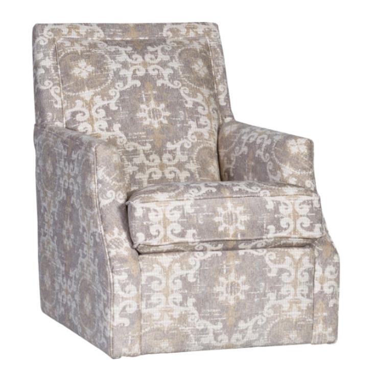 Mayo Furniture Swivel Fabric Chair 2325F42 Swivel Chair - Bennington Dove IMAGE 1