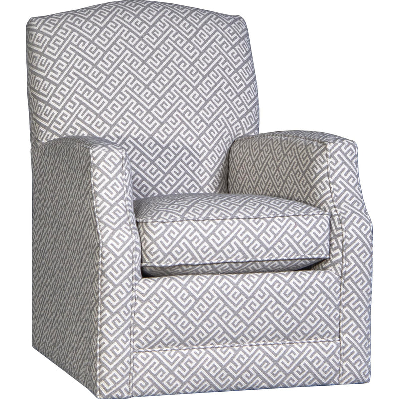 Mayo Furniture Swivel Fabric Chair 3100F42 Swivel Chair - Kanza Fog IMAGE 1