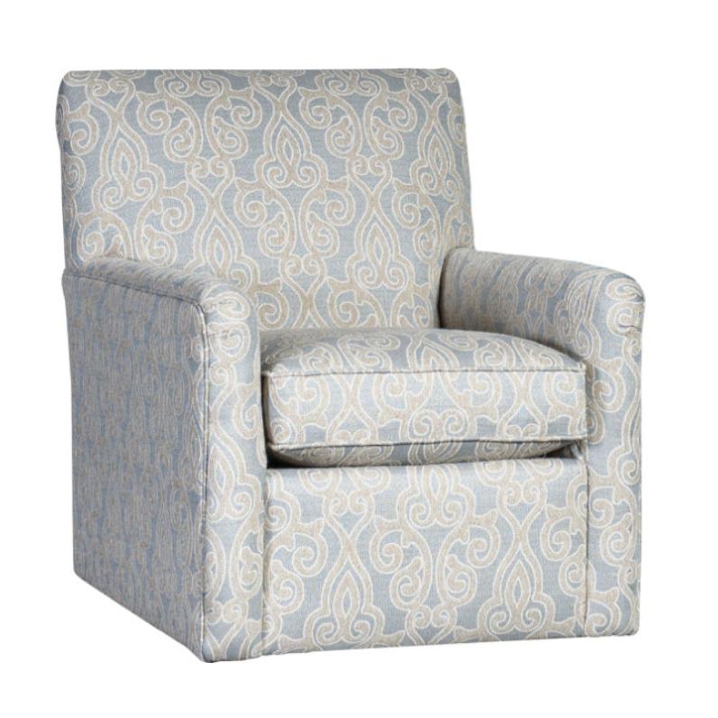 Mayo Furniture Swivel Glider Fabric Chair 4575F43 Swivel Glider - Beautiful Day Sky IMAGE 1