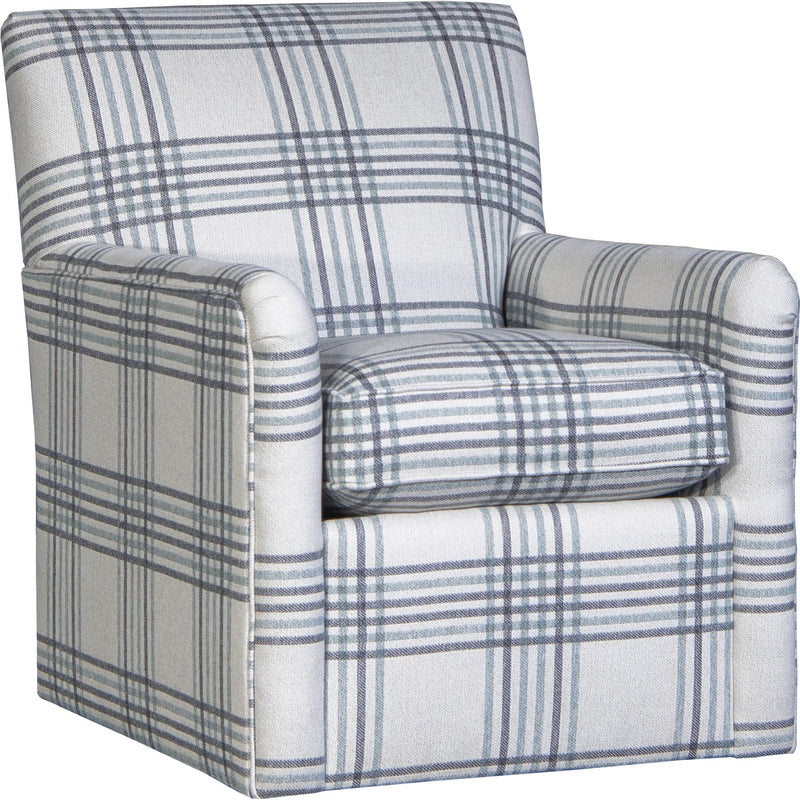 Mayo Furniture Swivel Fabric Chair 4575F42 Swivel Chair - Sajak Sapphire IMAGE 1