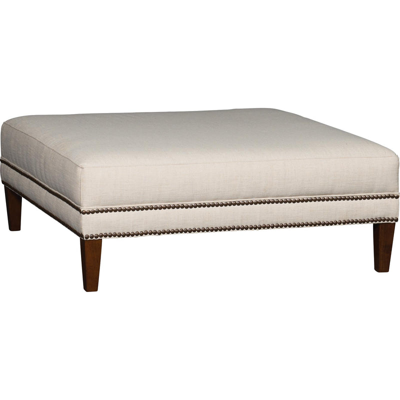 Mayo Furniture Fabric Ottoman 9251F51 Table Ottoman - Kurtz Linen IMAGE 1