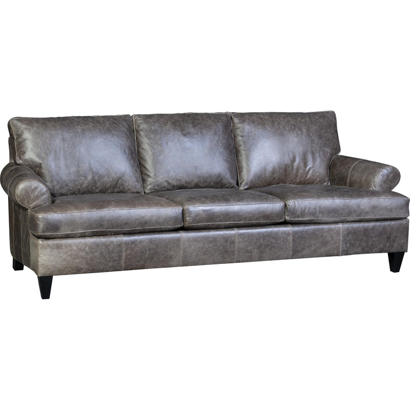 Mayo Furniture Stationary Leather Sofa 3270L10 Sofa - Vacchetta Driftwood IMAGE 1