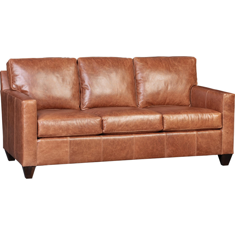 Mayo Furniture Stationary Leather Sofa 3488L10 Sofa - Vacchetta Walnut IMAGE 1