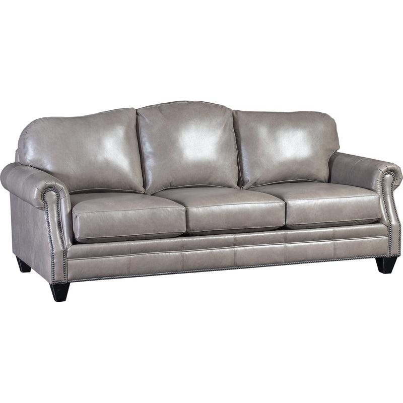Mayo Furniture Stationary Leather Sofa 4290L10 Sofa - Revelation Heather IMAGE 1