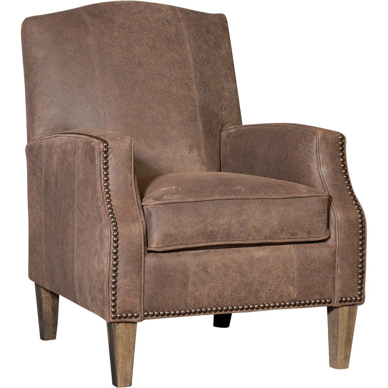 Mayo Furniture Stationary Leather Chair 3725L40 Chair - Inside Out Coffee IMAGE 1