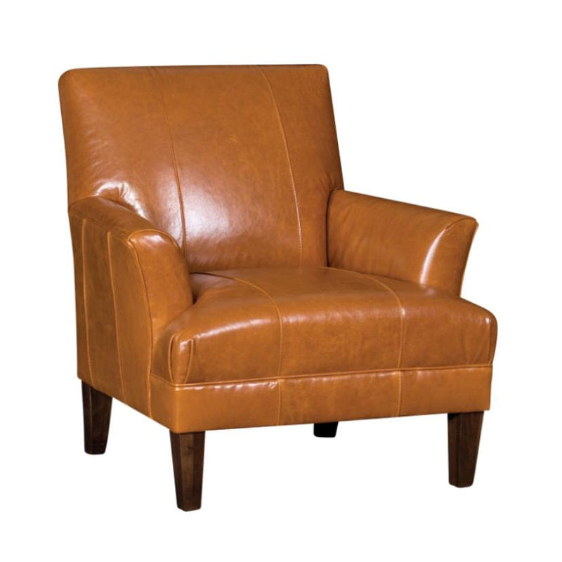 Mayo Furniture Stationary Leather Chair 8631L40 Chair - Monte Cristo Sycamore IMAGE 1