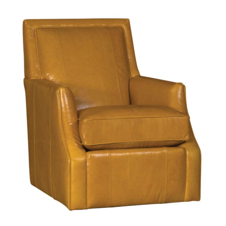 Mayo Furniture Swivel Leather Chair 2325L42 Swivel Chair - Monte Cristo Tumeric IMAGE 1