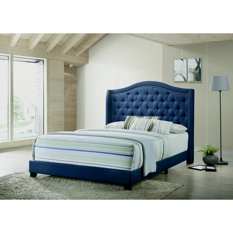 Coaster Furniture Sonoma Full Upholstered Platform Bed 310071F IMAGE 4