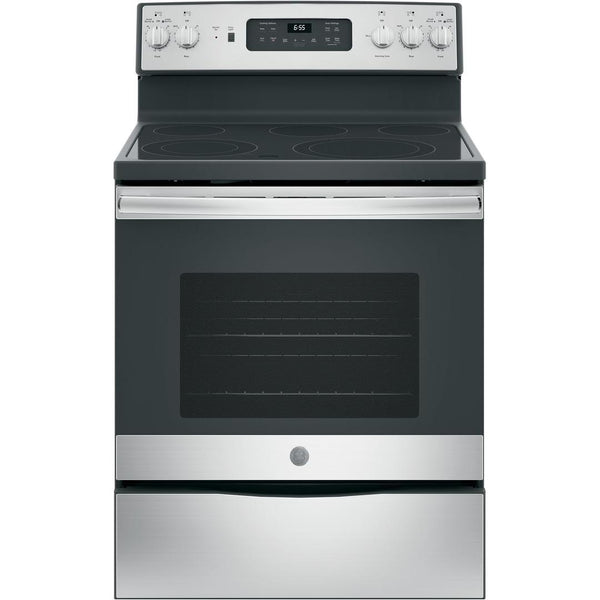 GE 30-inch Freestanding Electric Range with Convection JB655YKFS IMAGE 1
