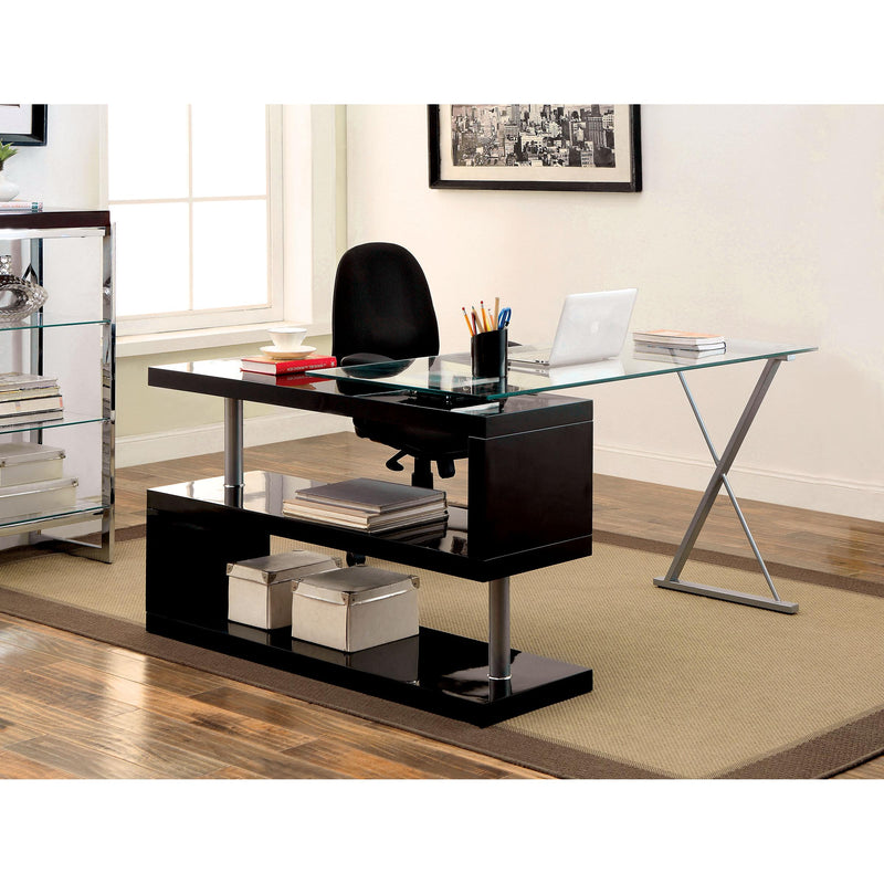 Furniture of America Office Desks Desks CM-DK6131BK IMAGE 1