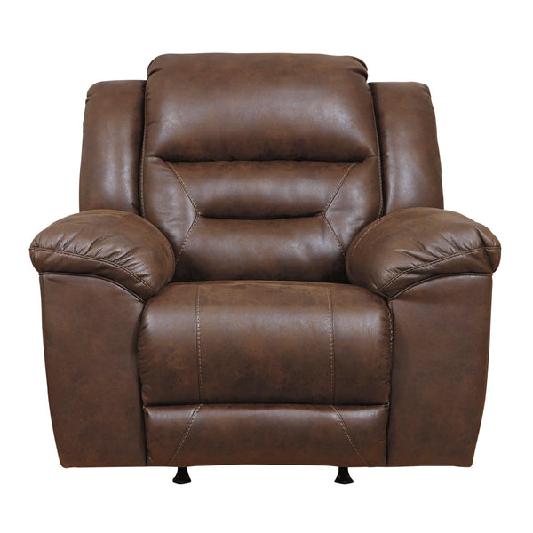 Signature Design by Ashley Stoneland Rocker Leather Look Recliner 3990425 IMAGE 1