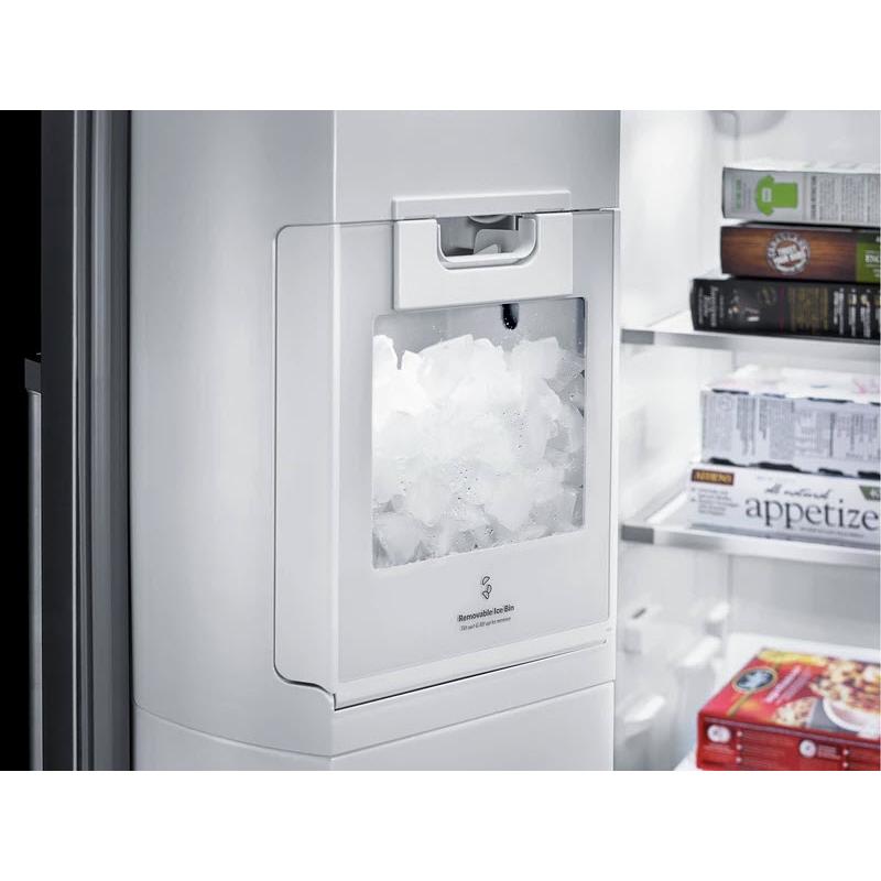 KitchenAid 22.6 cu ft. Counter-Depth Side-by-Side Refrigerator with Exterior Ice and Water Dispenser KRSC703HPS IMAGE 3
