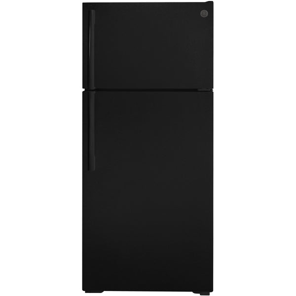 GE 16.6 cu. ft. Top Freezer Refrigerator GTE17GTNRBB IMAGE 1