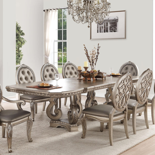 Acme Furniture Northville Dining Table with Pedestal Base 66920 IMAGE 1