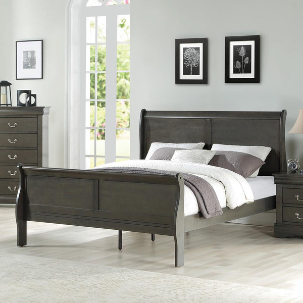 Acme Furniture Louis Philippe Queen Sleigh Bed 26790Q IMAGE 1