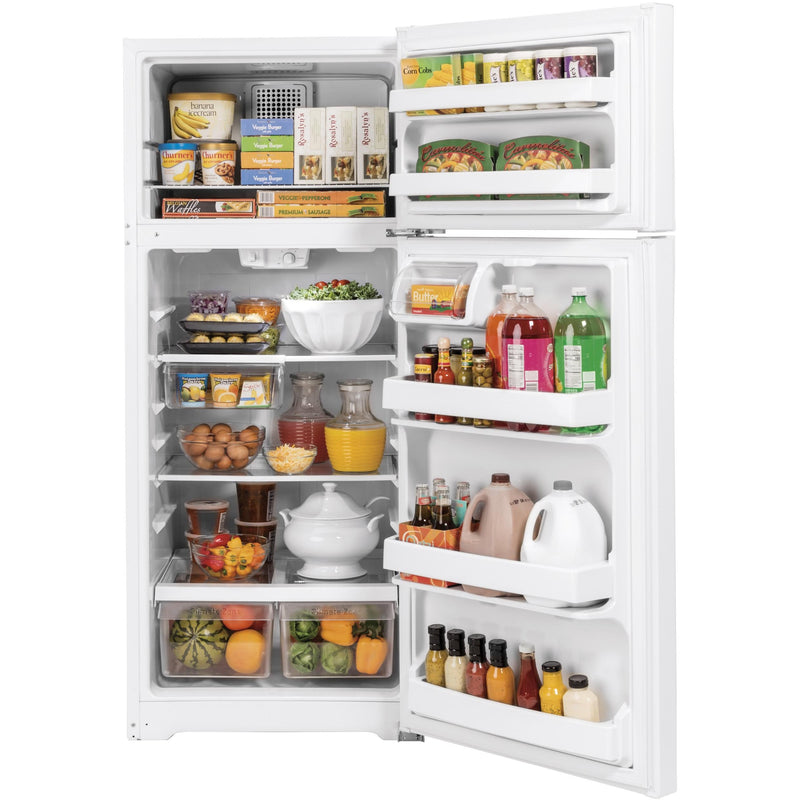 GE 16.6 cu. ft. Top Freezer Refrigerator GTS17GTNRWW IMAGE 3