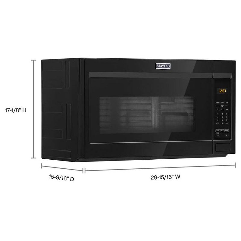 Maytag 30-inch, 1.7 cu.ft. Over-the-Range Microwave Oven with Stainless Steel Interior MMV1175JB IMAGE 9