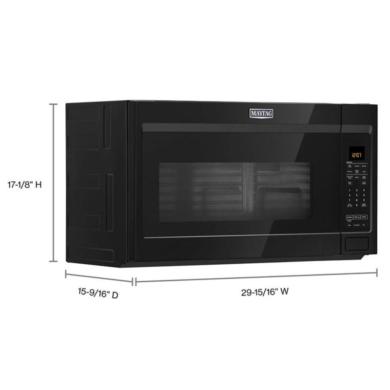 Maytag 30-inch, 1.9 cu.ft. Over-the-Range Microwave Oven with Stainless Steel Interior MMV4207JB IMAGE 8