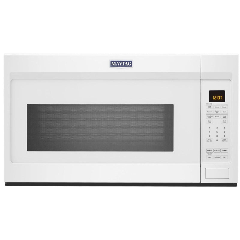 Maytag 30-inch, 1.9 cu.ft. Over-the-Range Microwave Oven with Stainless Steel Interior MMV4207JW IMAGE 1
