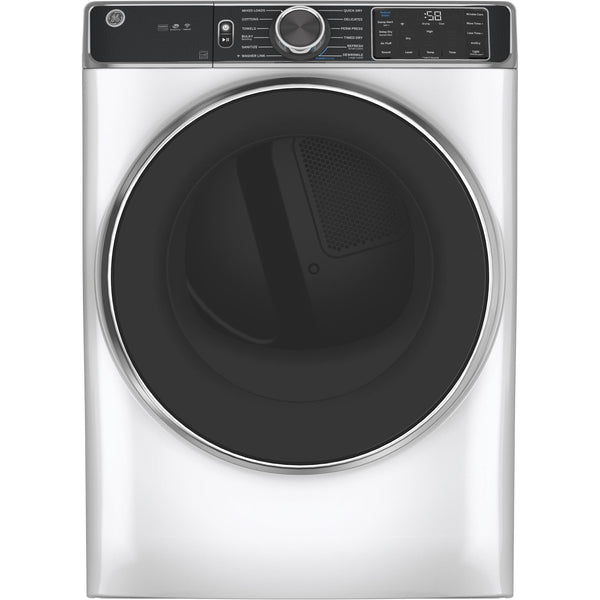 GE 7.8 cu.ft. Electric Dryer with Steam GFD85ESSNWW IMAGE 1