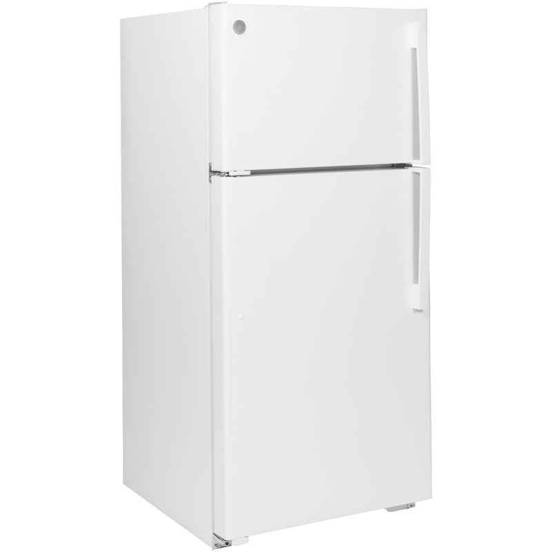 GE 28-inch, 15.6 cu. ft. Top-Freezer Refrigerator GTE16GTNLWW IMAGE 4