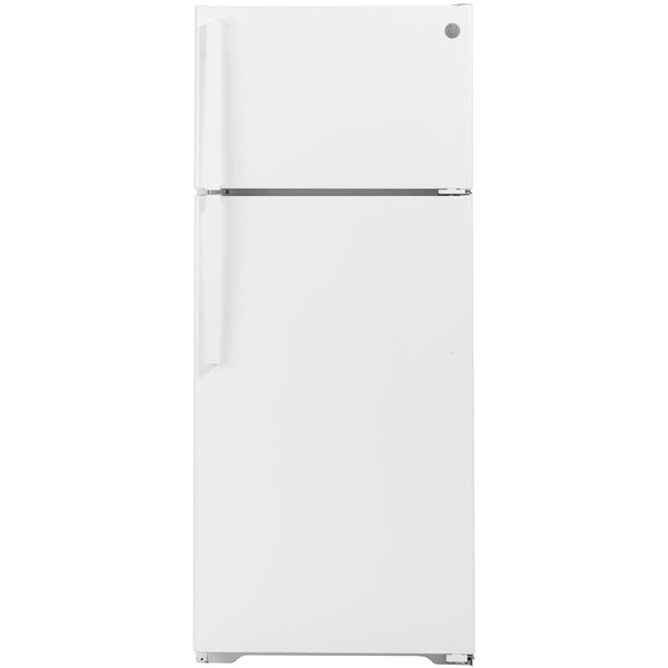 GE 28-inch, 17.5 cu. ft. Top Freezer Refrigerator GTS18HGNRWW IMAGE 1