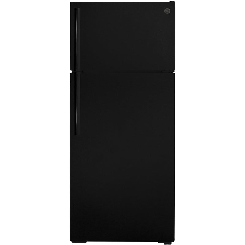 GE 28-inch, 17.5 cu.ft. Top Freezer Refrigerator with Interior Icemaker GIE18GTNRBB IMAGE 1