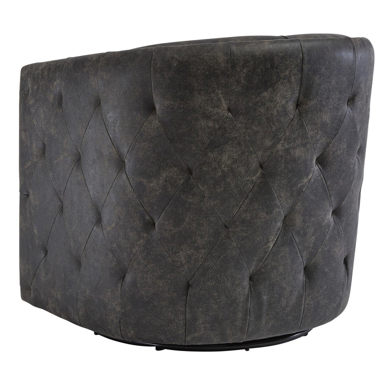Signature Design by Ashley Brentlow Swivel Leather Look Accent Chair A3000202 IMAGE 3