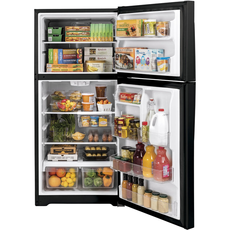 GE 30-inch, 19.1 cu. ft. Top Freezer Refrigerator GTS19KGNRBB IMAGE 3