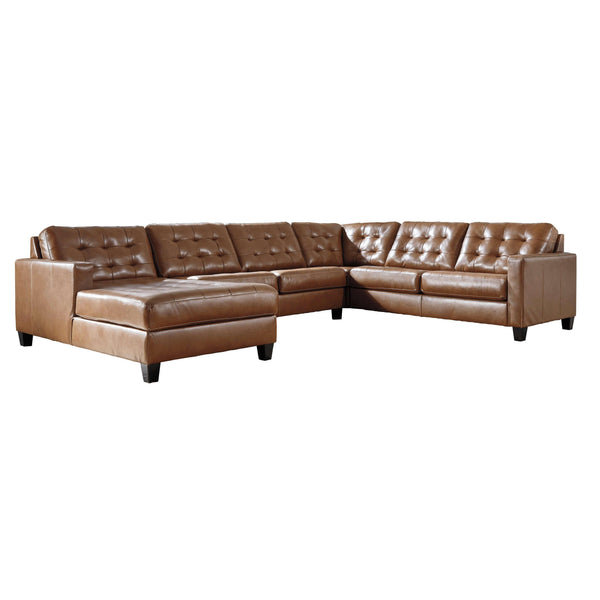 Signature Design by Ashley Baskove Leather Match 4 pc Sectional 1110216/1110277/1110234/1110256 IMAGE 1