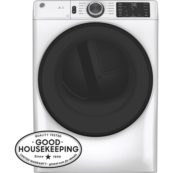 GE 7.8 cu.ft. Electric Dryer with Built-In WiFi GFV55ESSNWW IMAGE 1