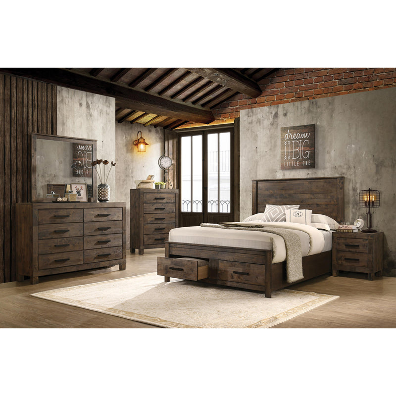 Coaster Furniture Woodmont King Panel Bed with Storage 222631KE IMAGE 2