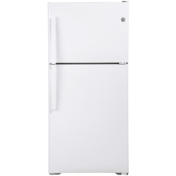 GE 30-inch, 19.2 cu. ft. Top Freezer Refrigerator GTE19DTNRWW IMAGE 1