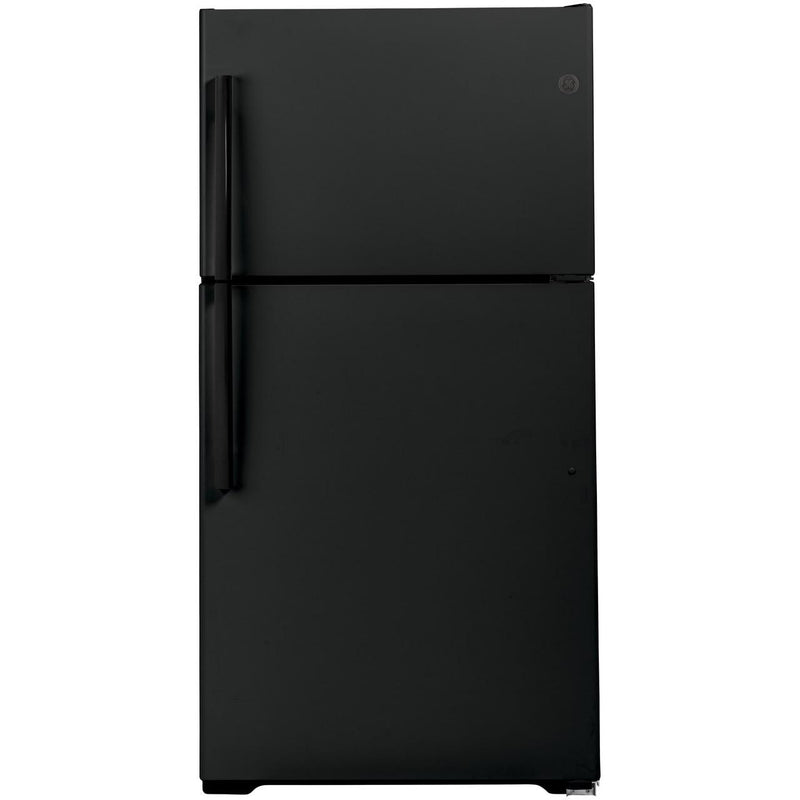 GE 33-inch, 21.9 cu. ft. Top Freezer Refrigerator with icemaker GIE22JTNRBB IMAGE 1