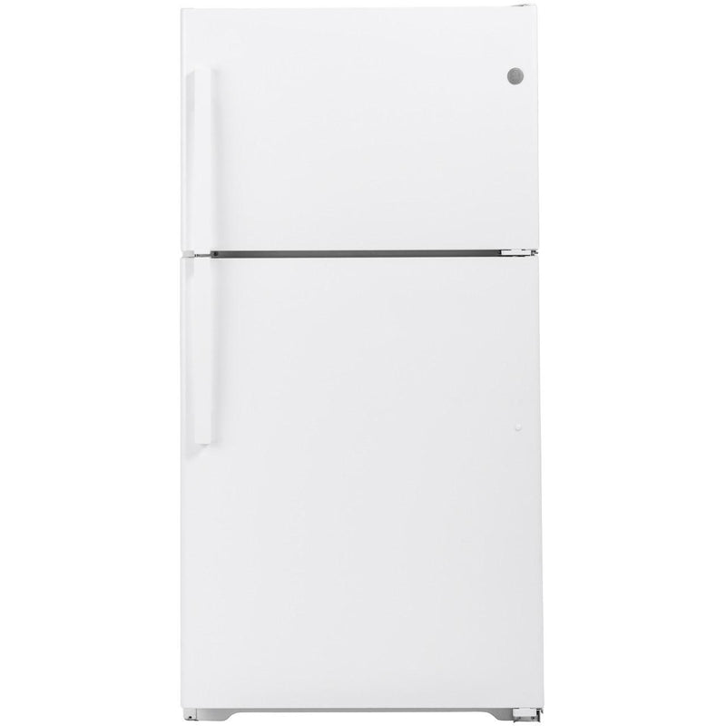 GE 33-inch, 21.9 cu. ft. Top Freezer Refrigerator with icemaker GIE22JTNRWW IMAGE 1
