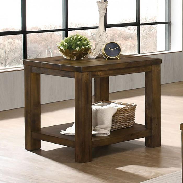 Furniture of America Spring End Table CM4910E IMAGE 1