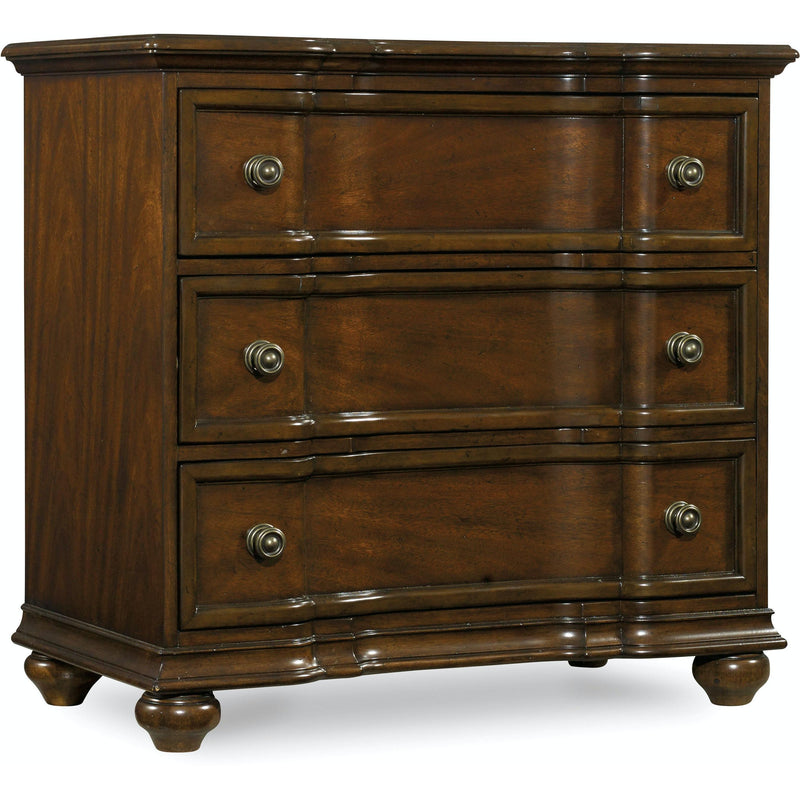 Hooker Furniture Leesburg 3-Drawer Nightstand 5381-90017 IMAGE 1